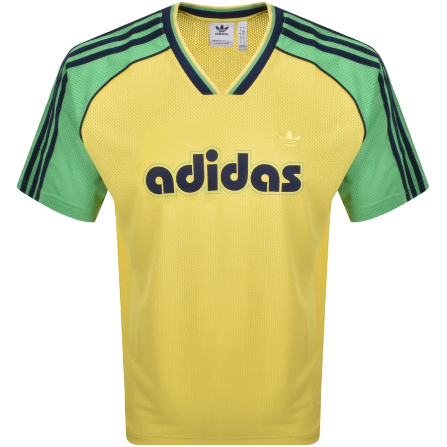 adidas Originals Jersey T Shirt Yellow | Mainline Menswear us